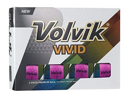 Volvik VIVID golfballen, paars