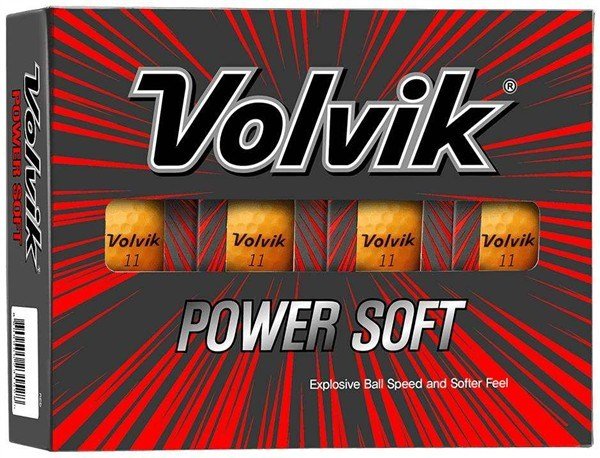 Volvik POWER Soft golfballen, oranje