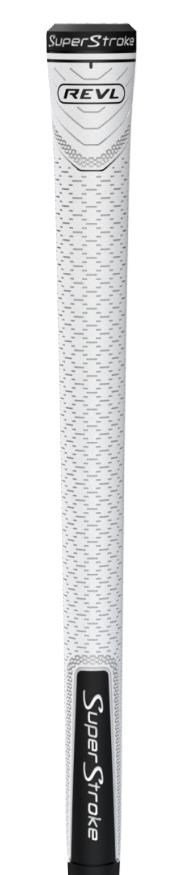 Superstroke REVL Player Club grip, wit/zwart, undersize
