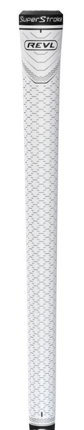 Superstroke REVL Player Club grip, wit/zwart, undersize