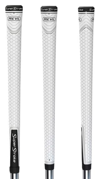 Super Stroke Superstroke REVL Player Club grip, wit/zwart, Standard