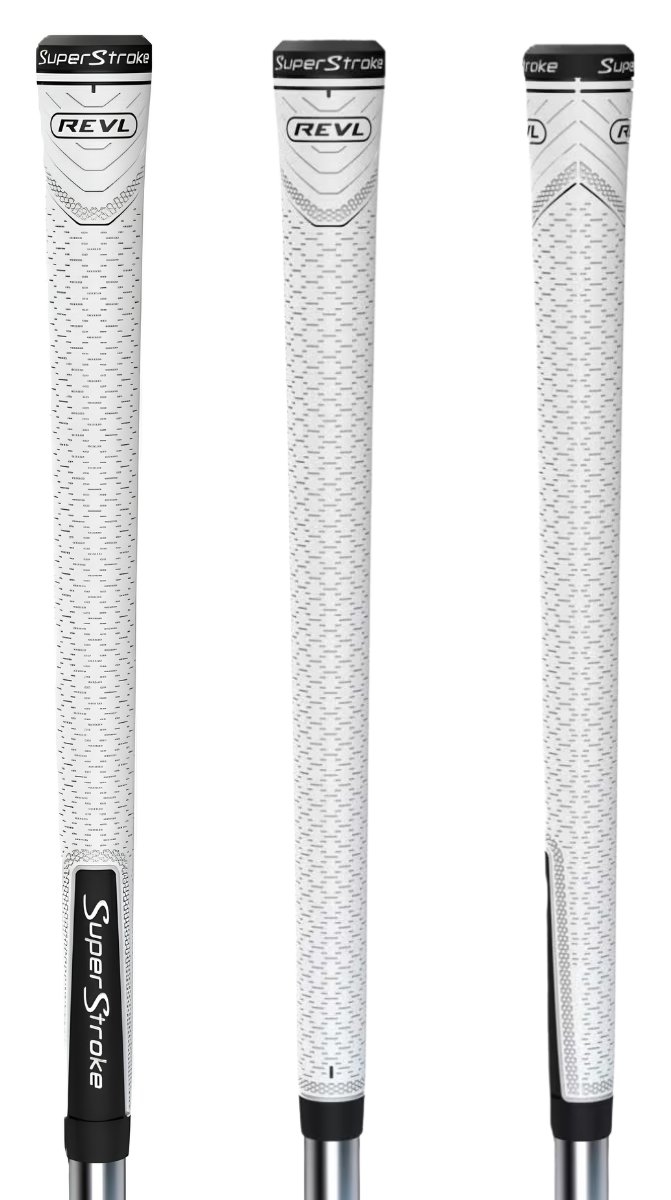 Super Stroke Superstroke REVL Player Club grip, wit/zwart, Standard