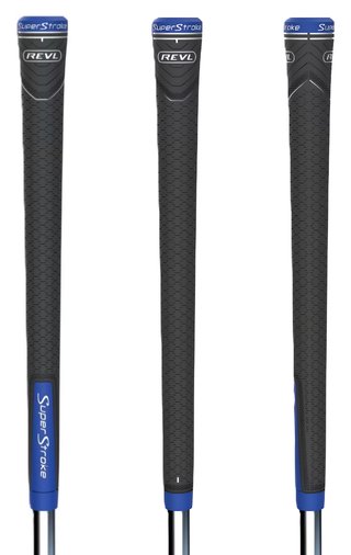 Super Stroke Superstroke REVL Player Club grip, grijs/blauw, Standard