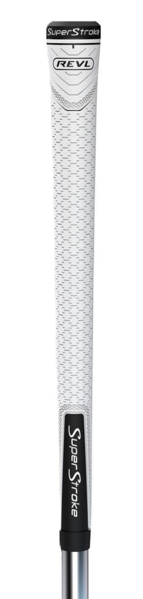 Super Stroke Superstroke REVL Player Club grip, wit/zwart, midsize