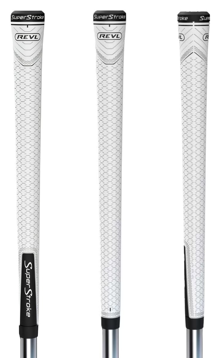 Super Stroke Superstroke REVL Player Club grip, wit/zwart, midsize