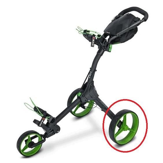 Big Max SPARE PART - Big Max Rear wheel (1PC) trolley accessory, groen/zwart