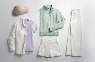 Travis Mathew The Dad dames pet, licht khaki