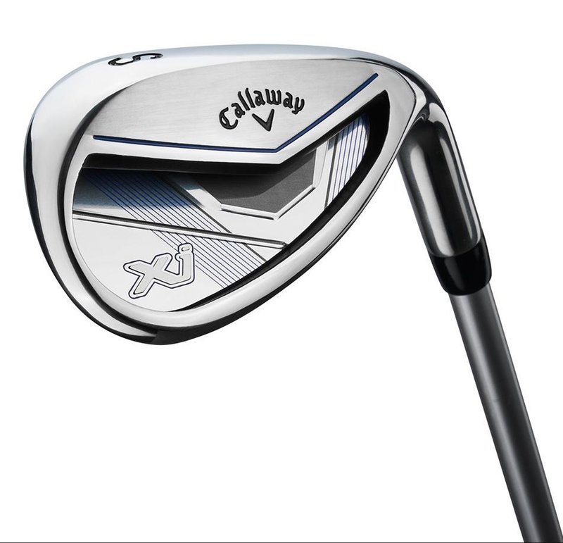 Callaway XJ-1 5PC junior golfset, staal/grafiet, + standtas, blauw/wit