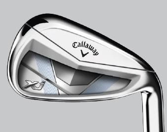 Callaway XJ-2 7PC junior golfset, staal, + standtas, blauw/wit