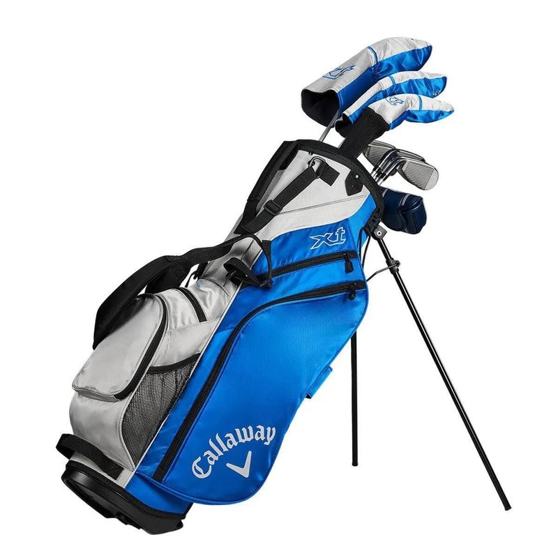 Callaway XT 26 11PC junior golfset, grafiet, + stand bag, blauw/wit