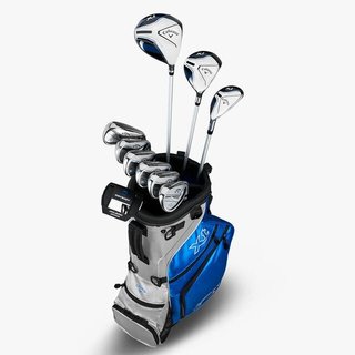 Callaway XT 26 11PC junior golfset, grafiet, + stand bag, blauw/wit