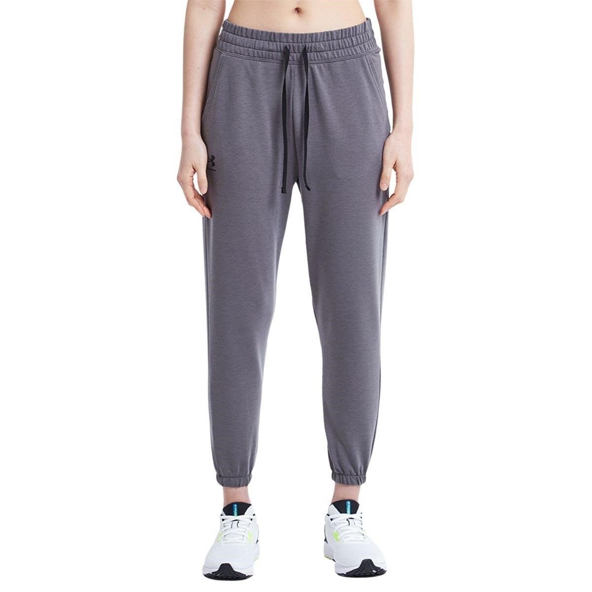 Under Armour Rival Terry Jogger dames sweatpants, grijs