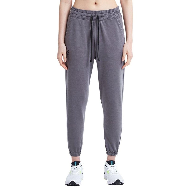 Under Armour Rival Terry Jogger dames sweatpants, grijs