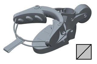 Big Max SPARE PART - Big Max IQ+ Lower Bag Holder golfkar accessoire, grijs