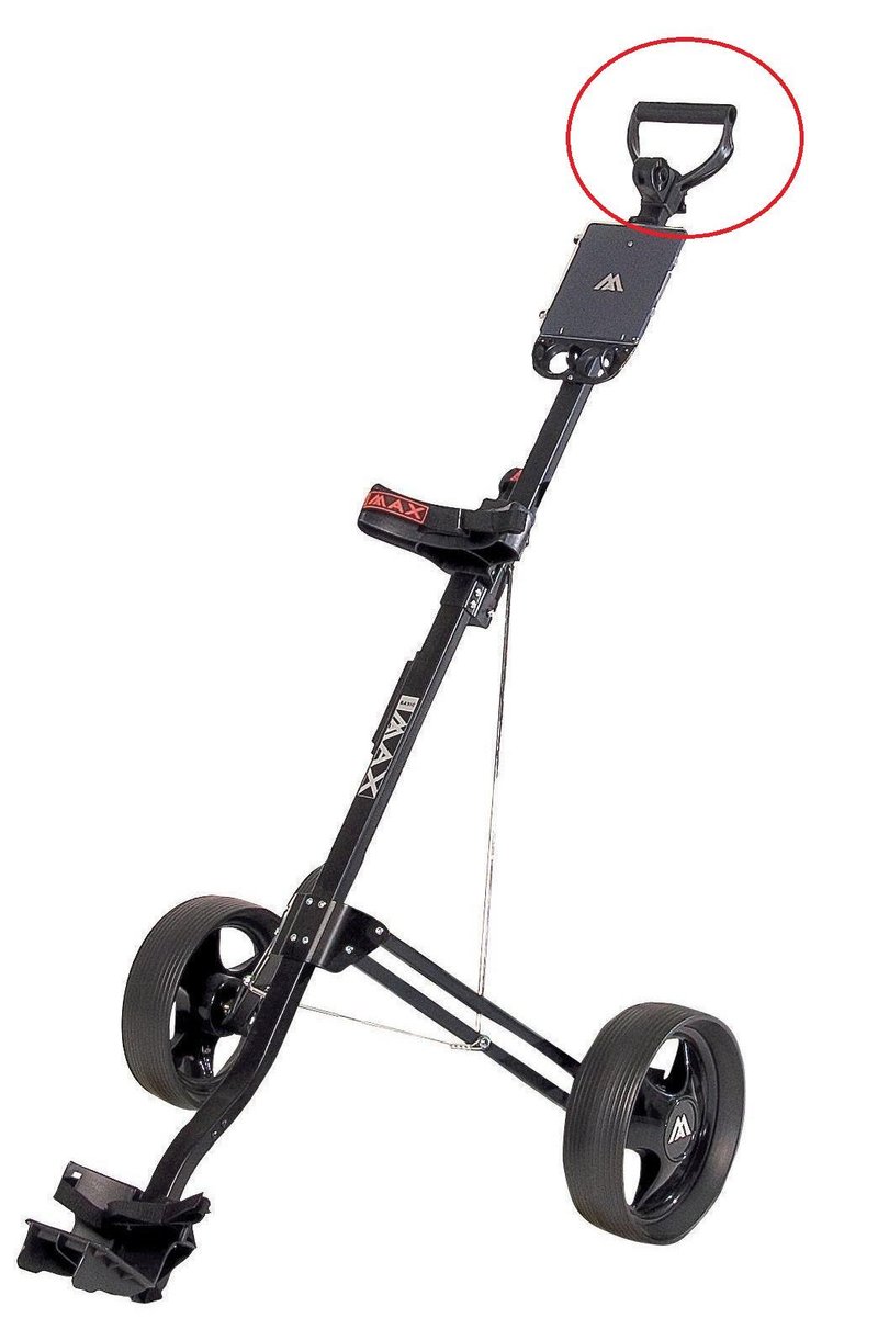 Big Max SPARE PART - Big Max BASIC Handle trolley accessoire, zwart