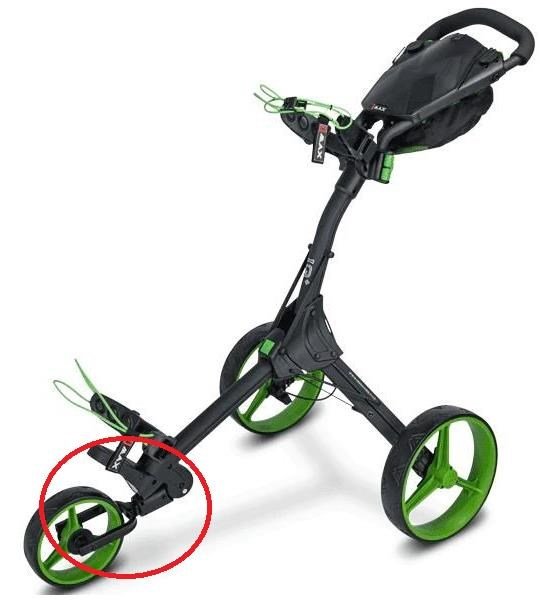 Big Max SPARE PART - Big Max IQ+ Front Fork, zwart-limoen