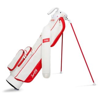 Sunday Golf Loma pencil bag, rood/gebroken wit