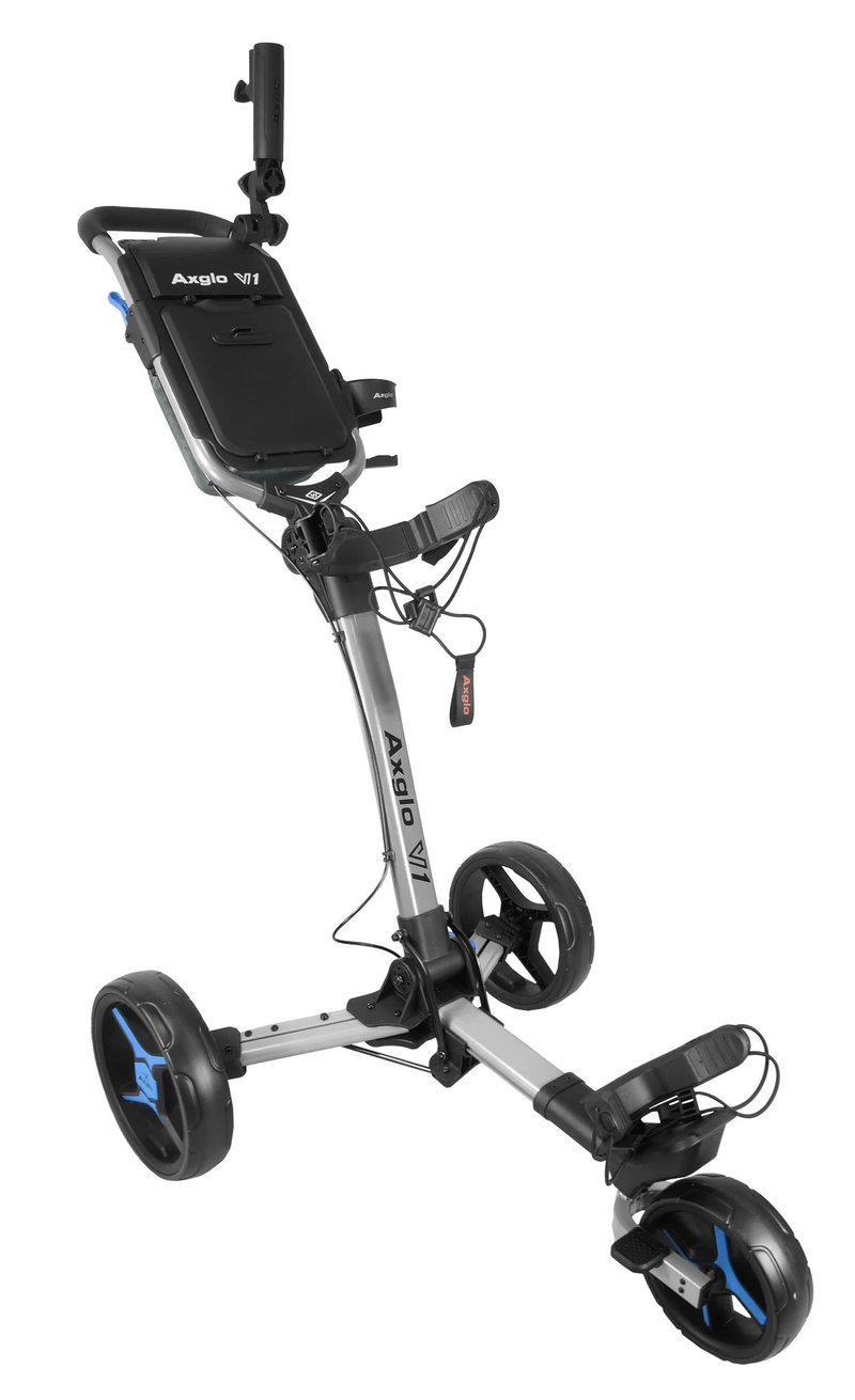 Axglo V1 manuele trolley, zilver/blauw