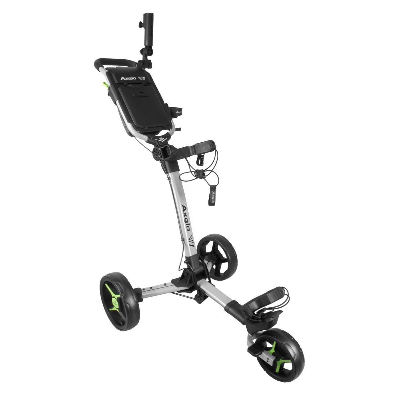 Axglo V1 manuele trolley, zilver/groen