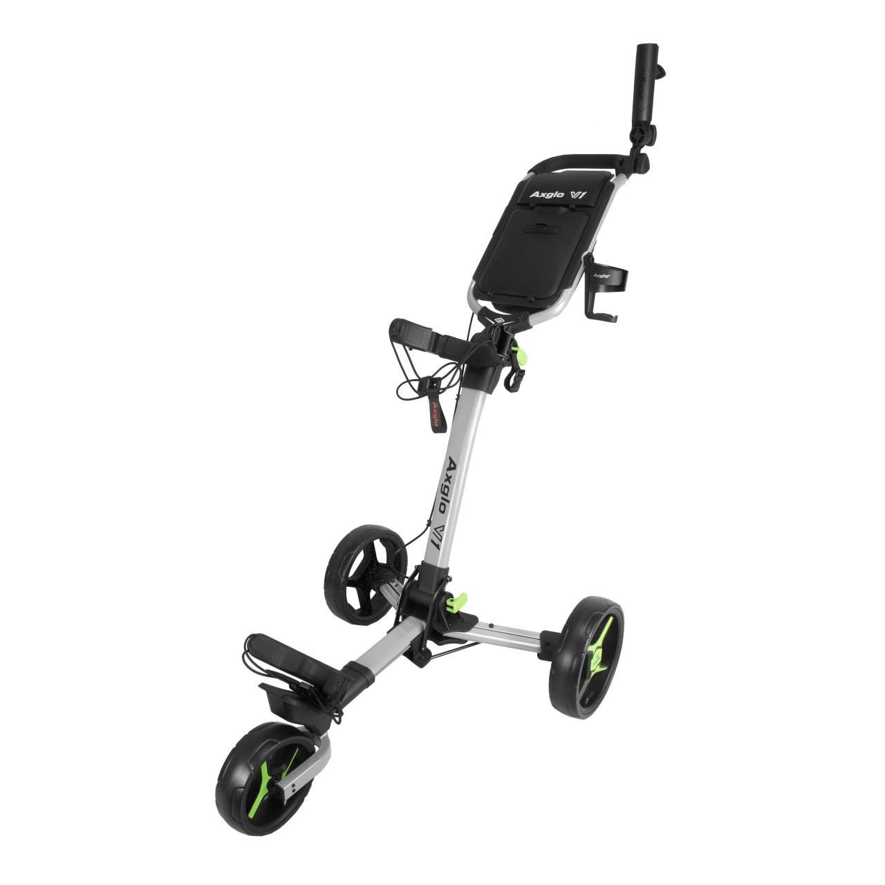 Axglo V1 manuele trolley, zilver/groen
