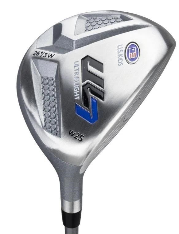 U.S. Kids Golf UL7-45 (114cm) junior golfset, grafiet, + standtas, zwart/blauw