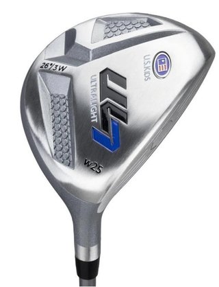 U.S. Kids Golf UL7-45 (114cm) junior golfset, grafiet, + standtas, zwart/blauw