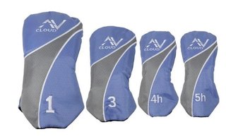 U.S. Kids Golf AV Cloud-60 (152cm) 11-Club junior golfset, grafiet, + stand bag, grijs/wit/blauw