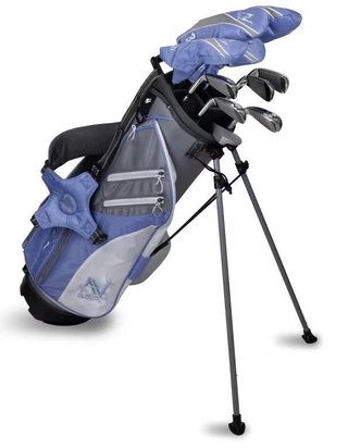 U.S. Kids Golf AV Cloud-60 (160cm) 11-Club junior golfset, grafiet, + standtas, grijs/wit/blauw