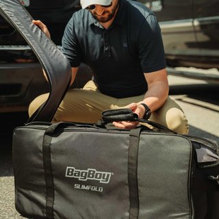 Bag Boy Slimfold travel bag, zwart