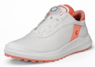 Ecco Core BOA dames golfschoenen, wit/burnt coral