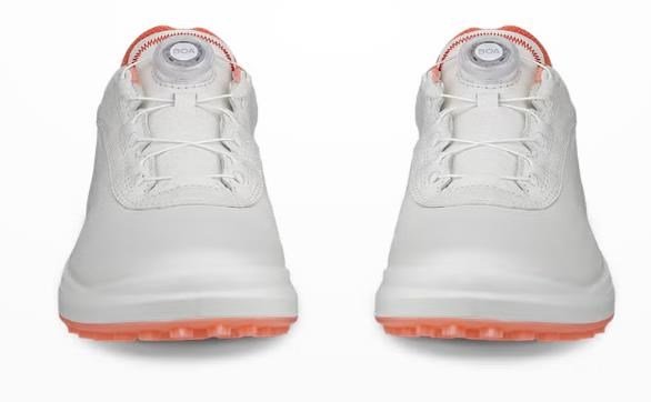 Ecco Core BOA dames golfschoenen, wit/burnt coral