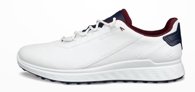 Ecco S-Casual heren golfschoenen, wit/marine