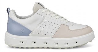 Ecco Street 720 dames golfschoenen, gravel/wit/stoffig blauw