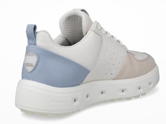 Ecco Street 720 dames golfschoenen, gravel/wit/stoffig blauw