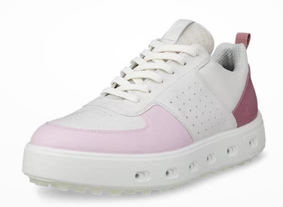 Ecco Street 720 dames golfschoenen, wit/blush/blossom rose