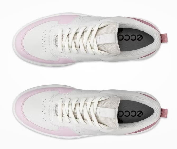 Ecco Street 720 dames golfschoenen, wit/blush/blossom rose