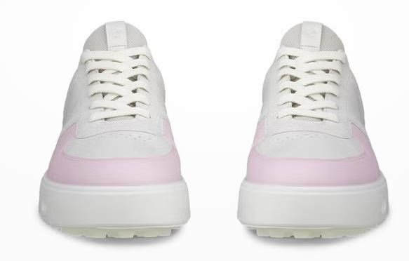 Ecco Street 720 dames golfschoenen, wit/blush/blossom rose