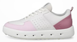 Ecco Street 720 dames golfschoenen, wit/blush/blossom rose
