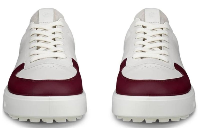 Ecco Street 720 heren golfschoenen, donkerrood/wit/marine