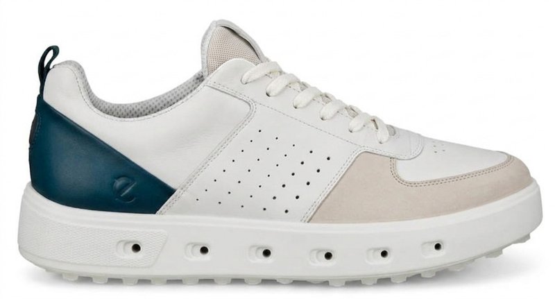 Ecco Street 720 heren golfschoenen, gravel/white/baygreen