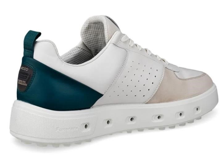 Ecco Street 720 heren golfschoenen, gravel/white/baygreen