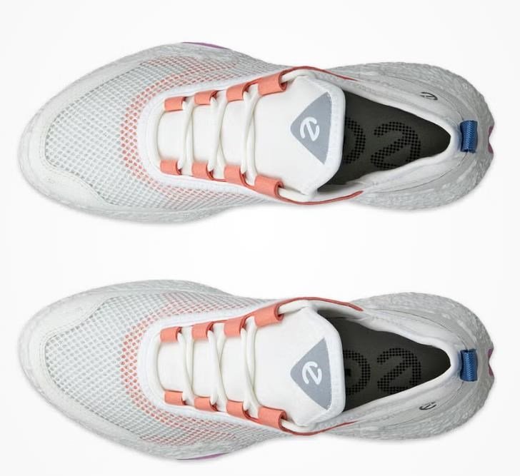 Ecco Biom H5 dames golfschoenen, wit/burnt coral