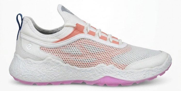 Ecco Biom H5 dames golfschoenen, wit/burnt coral