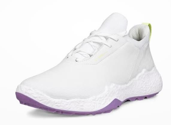 Ecco Biom H5 dames golfschoenen, wit/lavendelmist