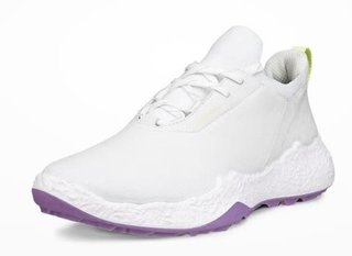 Ecco Biom H5 dames golfschoenen, wit/lavendelmist