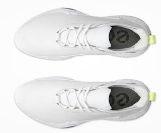 Ecco Biom H5 dames golfschoenen, wit/lavendelmist