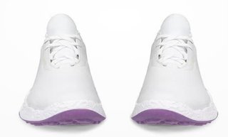 Ecco Biom H5 dames golfschoenen, wit/lavendelmist