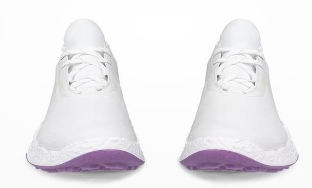 Ecco Biom H5 dames golfschoenen, wit/lavendelmist