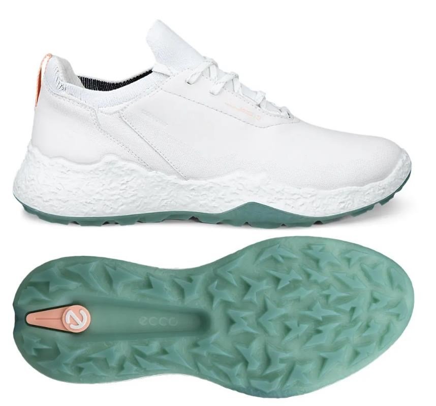 Ecco Ecco Biom H5 dames golfschoenen, wit/sedum groen