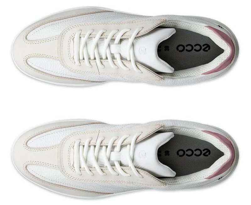 Ecco Street Vibe dames golfschoenen, limestone/white/blush